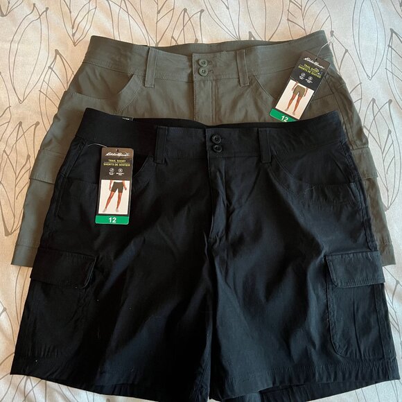 EDDIE BAUER TRAIL SHORTS SIZE 12 - Two Pairs    2 for 1! - Picture 2 of 9